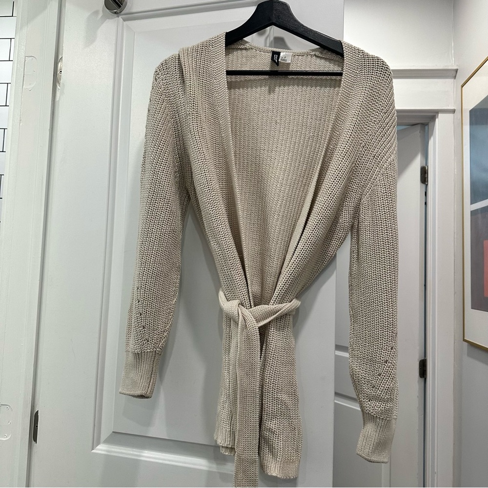 H&M Belted Sweater